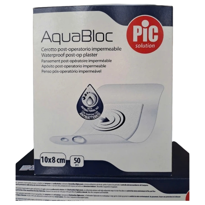 Băng có gạc vô trùng AquaBloc hộp 50 miếng (10x10cm)