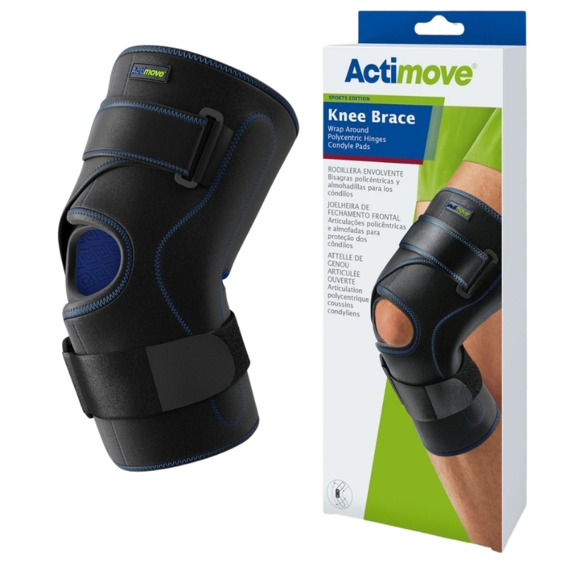 Bó gối thể thao đai dán có nẹp poly Actimove 73118-SPO