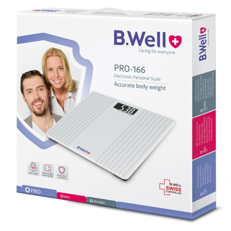 Cân sức khoẻ điện tử B.Well Swiss PRO-166