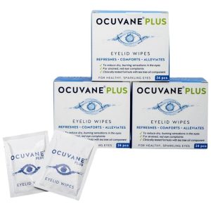 Gạc lau mi mắt Ocuvane Plus hộp 24 miếng
