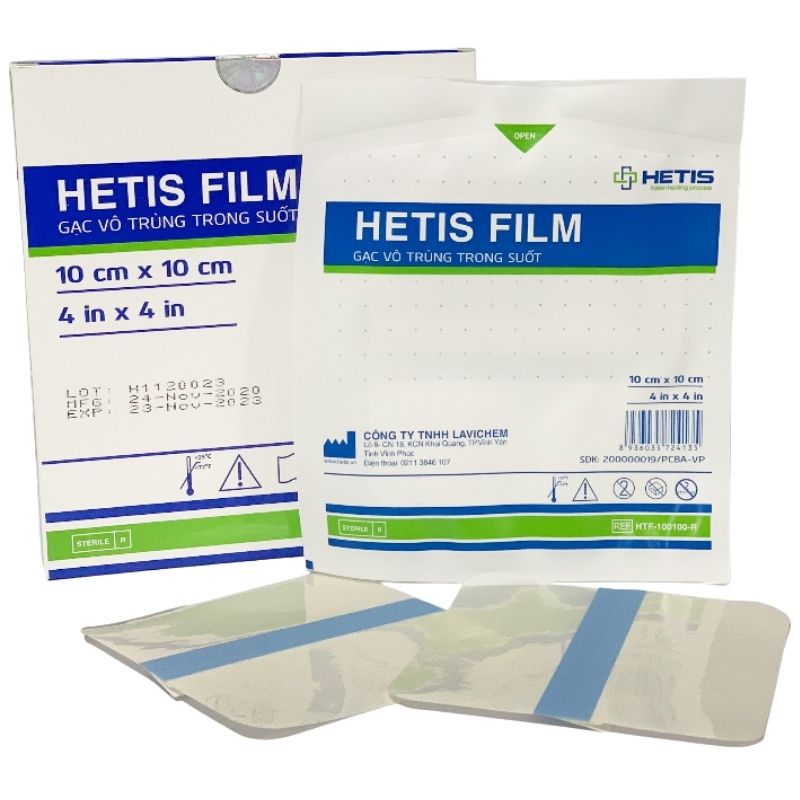 Gạc Hetis Film (10 x 10cm)