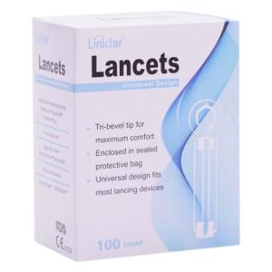 Kim tròn y tế Linkfar Lancets hộp 100 cái