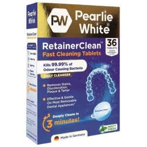 Viên ngâm vệ sinh máng chỉnh nha Pearlie White RetainerClean 36 viên