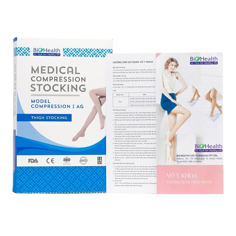 Vớ Đùi y khoa Biohealth Compresion I AG - Ảnh 2