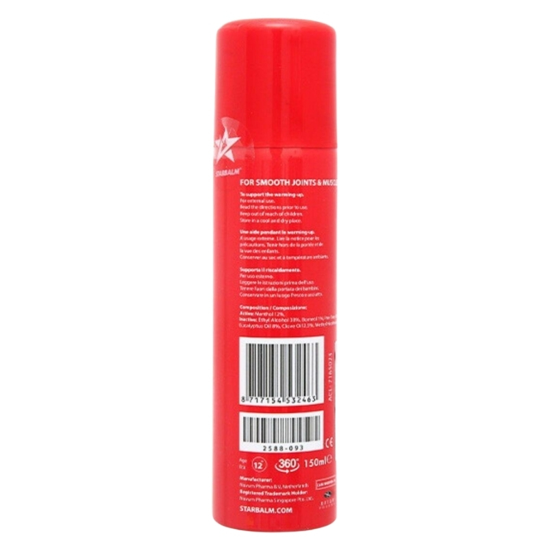 Xịt giảm đau StarBalm Hot Spray 150ml - Ảnh 2