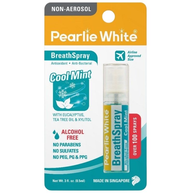 Xịt thơm miệng Pearlie White Cool Mint chai 8.5ml - Ảnh 2