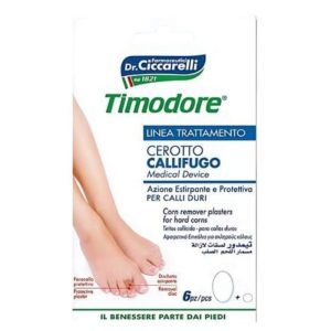 Miếng dán đệm hỗ trợ loại bỏ mụn cóc Timodore (1156Z02) 6 miếng/gói