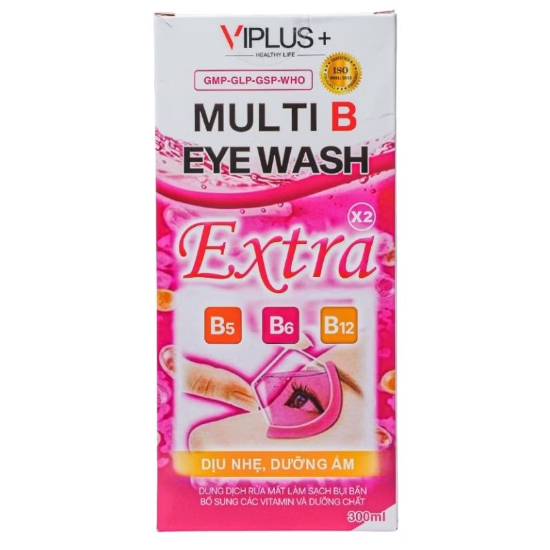 Nước rửa mắt Viplus + Multi B Eye Wash 300ml - EXTRA