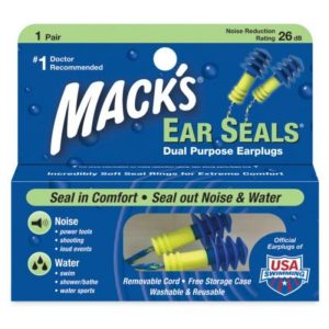 Nút bịt tai chống nước, chống ồn Mack's Ear Seals