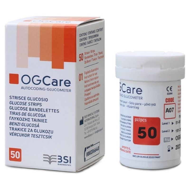 Que thử đường huyết OGCare hộp 50 que