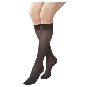 Tất gối màu đen Ultra Sheer